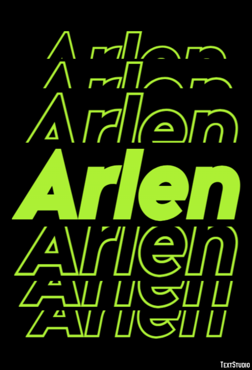 Arlen Text Effect