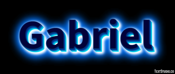 Gabriel Texteffekt