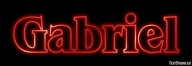 Gabriel Texteffekt