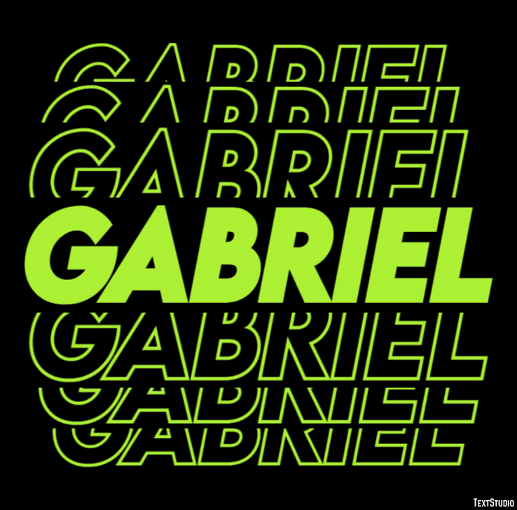 Gabriel Efecto de Texto