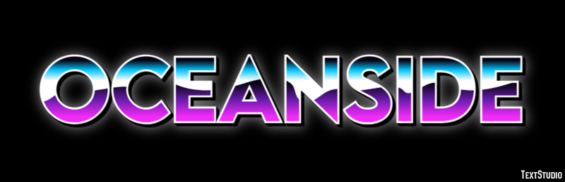 Oceanside Effet de Texte