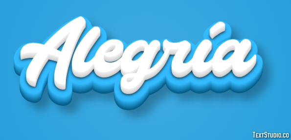 Alegría Efecto de Texto