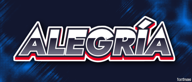 Alegría Text Effect