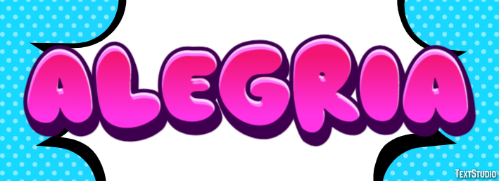 Alegría Efecto de texto