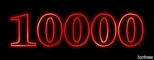10000 Effetto testo
