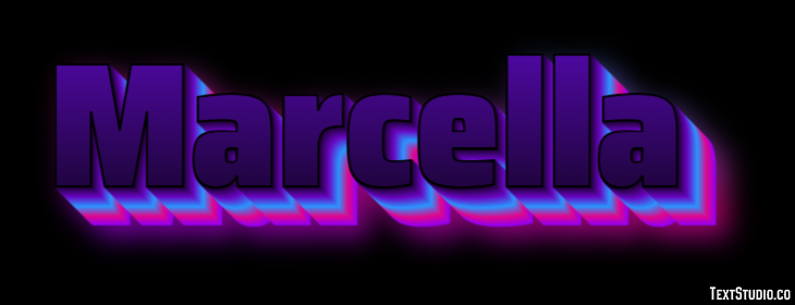 Marcella テキスト効果