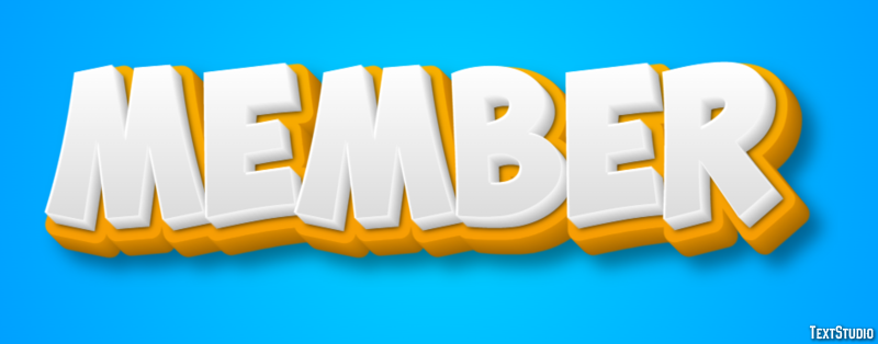 Member Text Effect