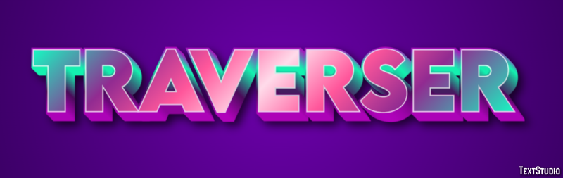 Traverser テキスト効果
