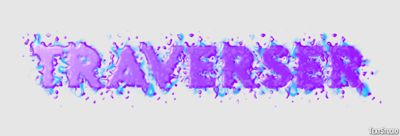 Traverser Effet de texte