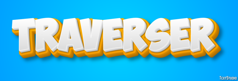Traverser テキスト効果