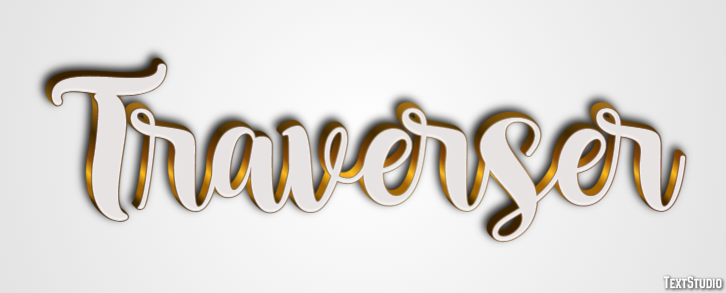 Traverser Effet de texte