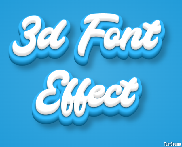 3d Font Effect Text Effect