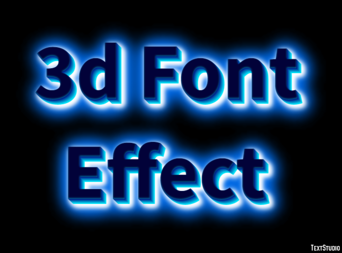 3d Font Effect Text Effect