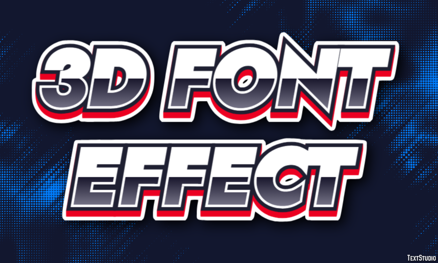 3d Font Effect Text Effect
