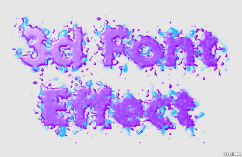 3d Font Effect Text Effect