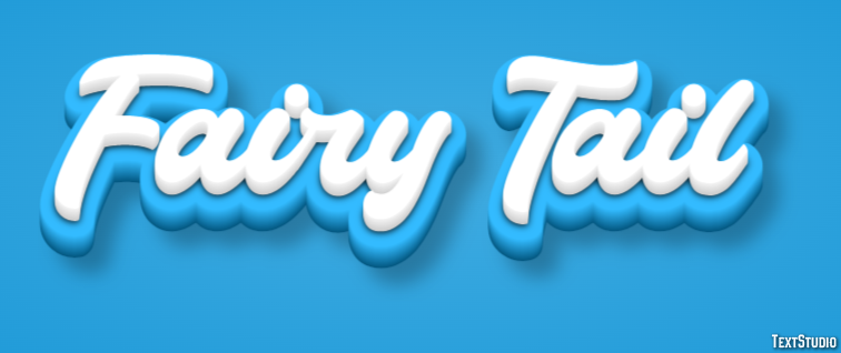 Fairy Tail Text effect