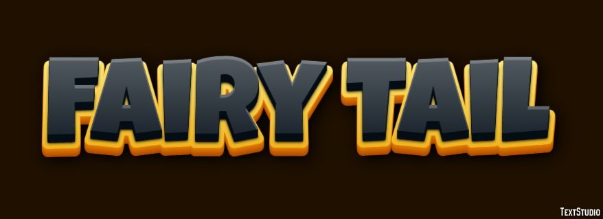 Fairy Tail Text effect
