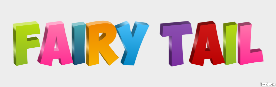 Fairy Tail Text effect