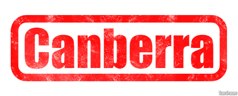 Canberra Efekt tekstowy