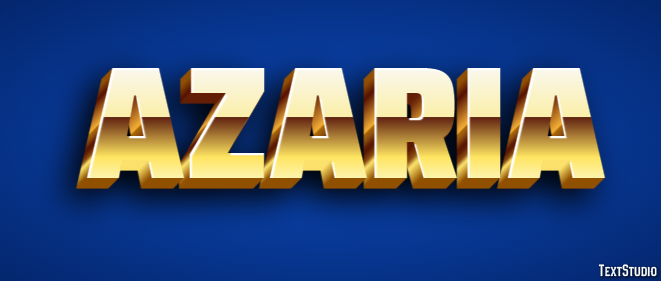 Azaria Text Effect