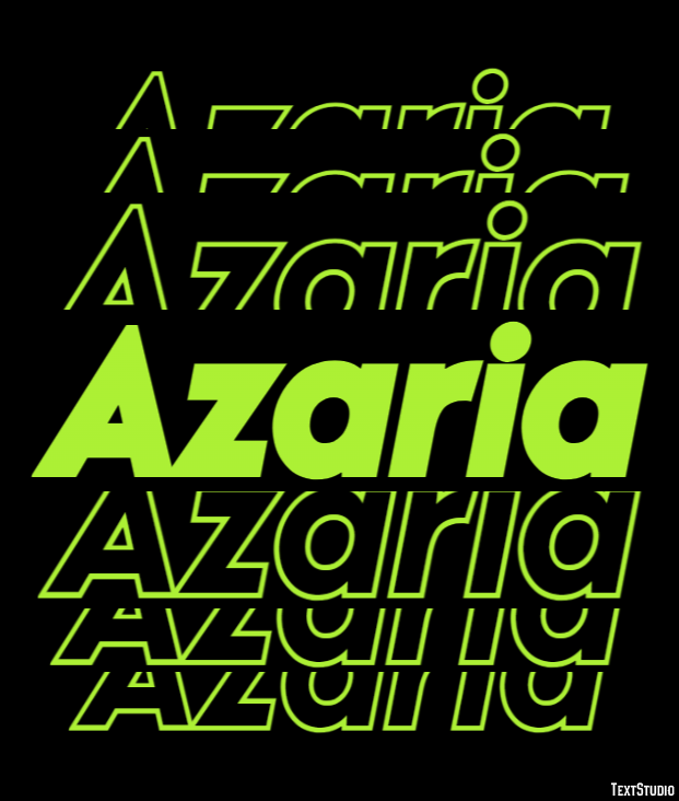Azaria Text Effect
