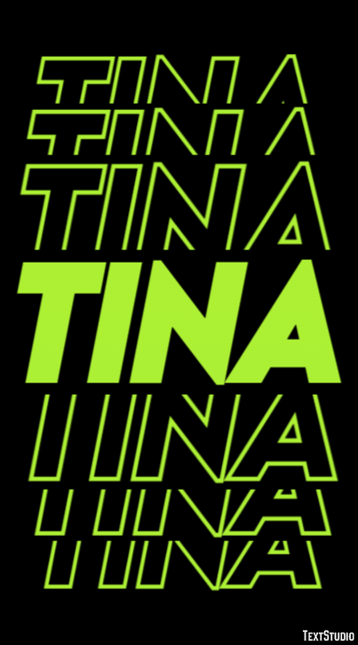 Tina Effetto testo