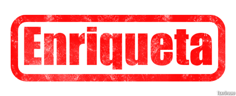 Enriqueta Texteffekt