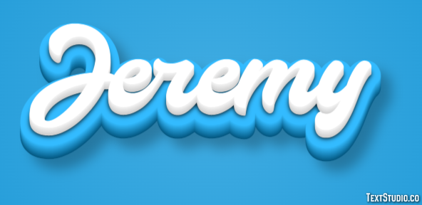 Jeremy Efecto de Texto