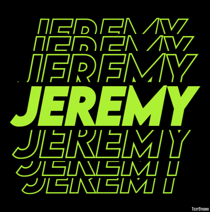 Jeremy Efecto de Texto