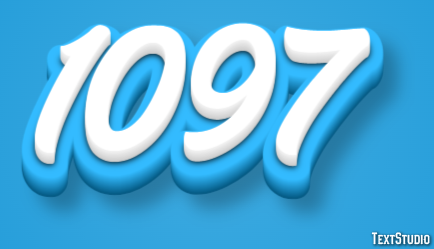 1097 Эффект текста