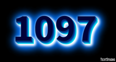 1097 Эффект текста