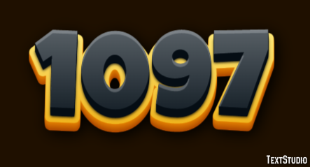 1097 Эффект текста