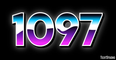 1097 Эффект текста