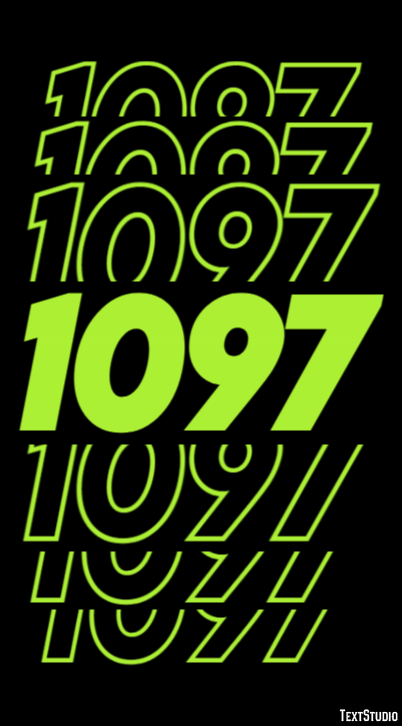 1097 Эффект текста