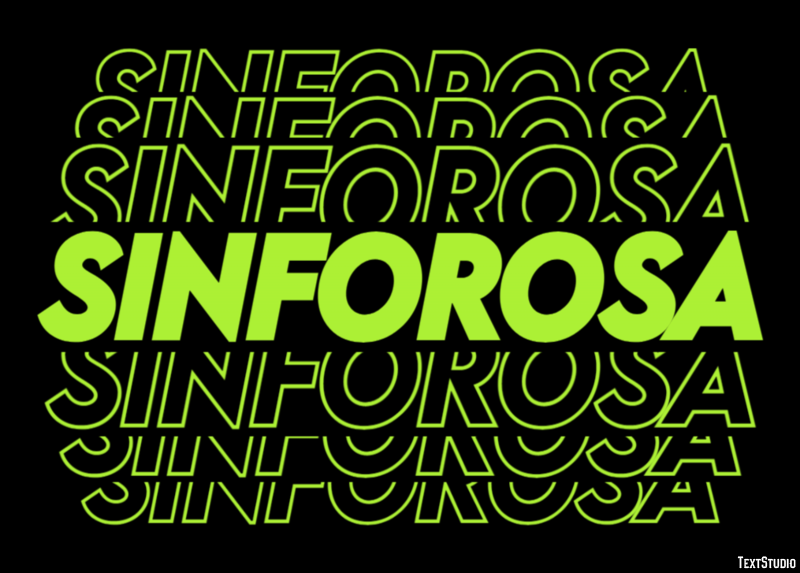 Sinforosa Effetto testo