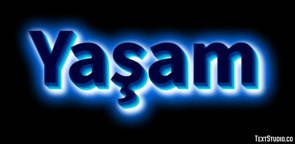 Yaşam Efeito de texto