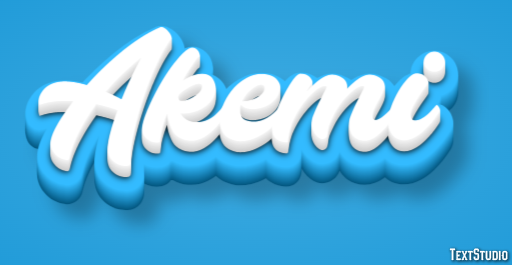 Akemi Text Effect
