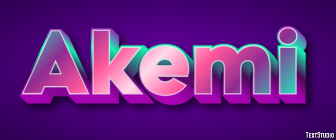 Akemi Text Effect