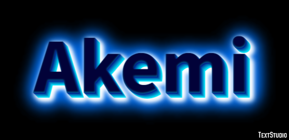 Akemi Text Effect