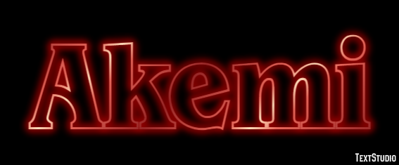 Akemi Text Effect