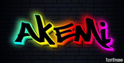 Akemi Text effect
