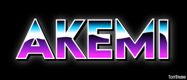 Akemi Text effect