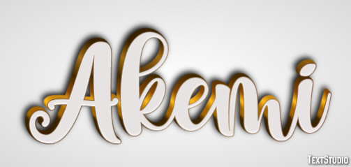 Akemi Text effect