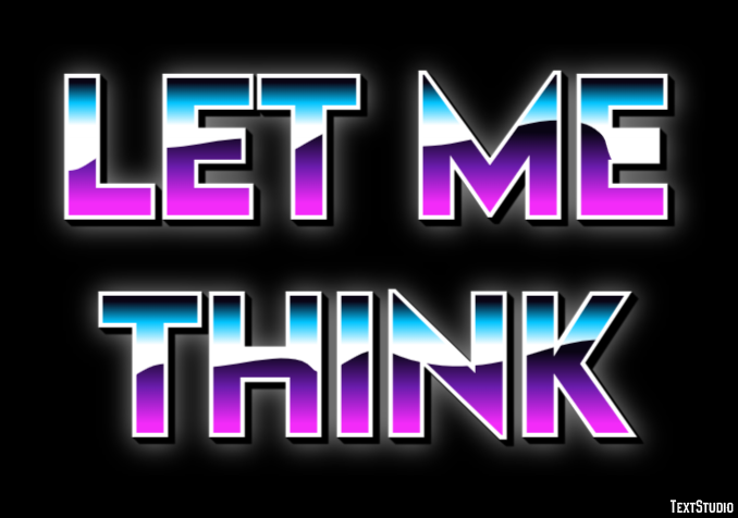 Let me think Text Effect
