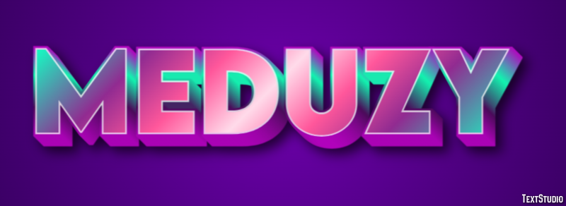 Meduzy Effetto testo