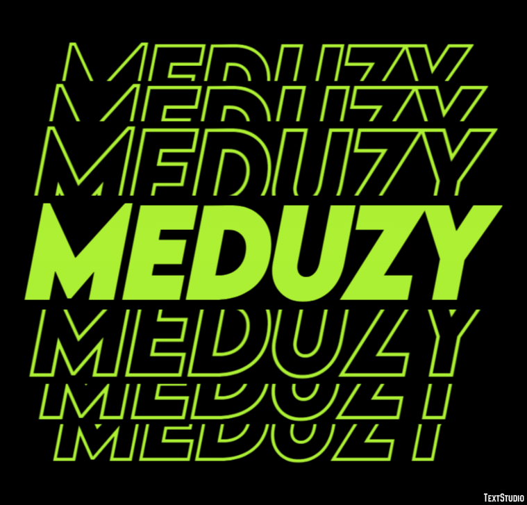 Meduzy Effetto testo