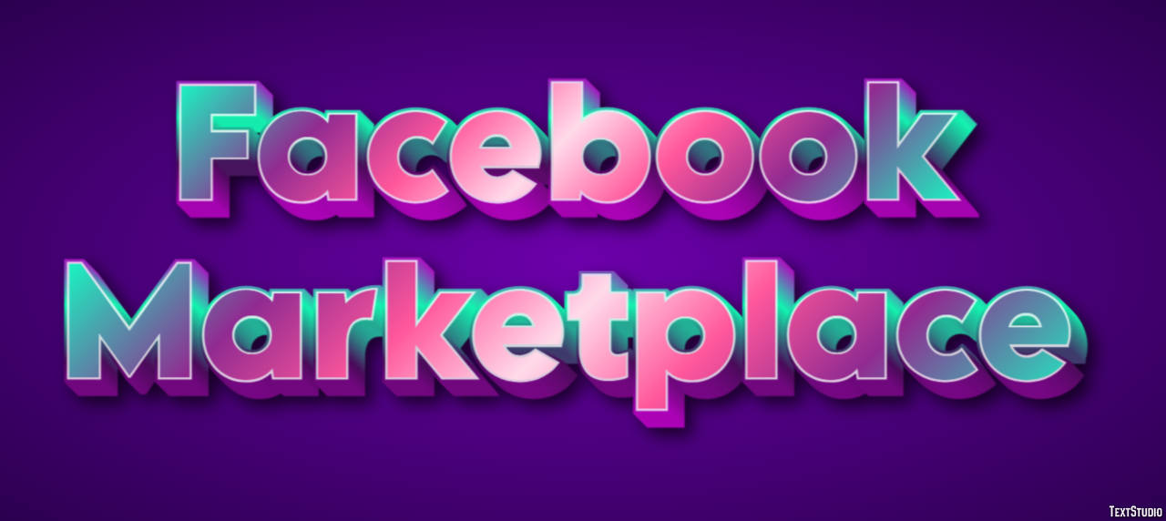Facebook Marketplace Metin efekti