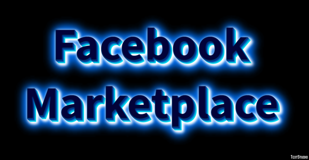 Facebook Marketplace Texteffekt