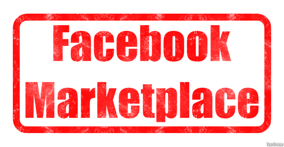 Facebook Marketplace Texteffekt