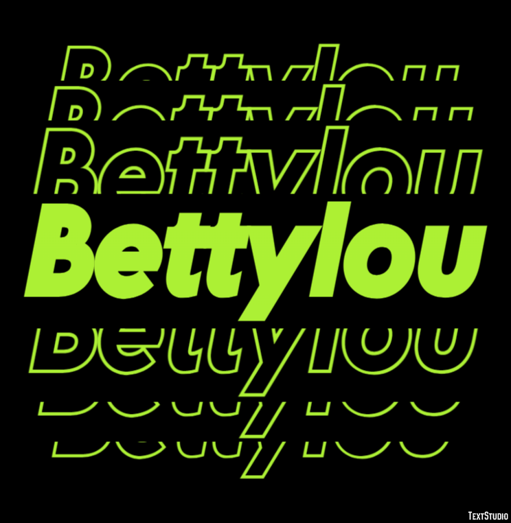 Bettylou Effetto testo
